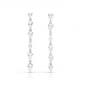 boucles pendants d'oreilles diamant revente b2b